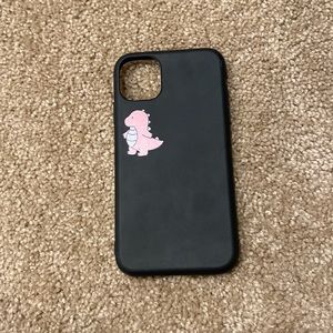 pink dinosaur iphone 11 case